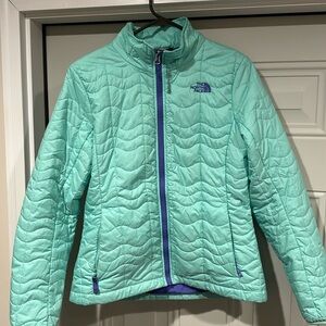 The North Face. Puffer coat. M. Sea foam Green